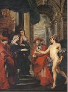 Peter Paul Rubens The Treaty of Angouleme (mk05) oil painting picture wholesale